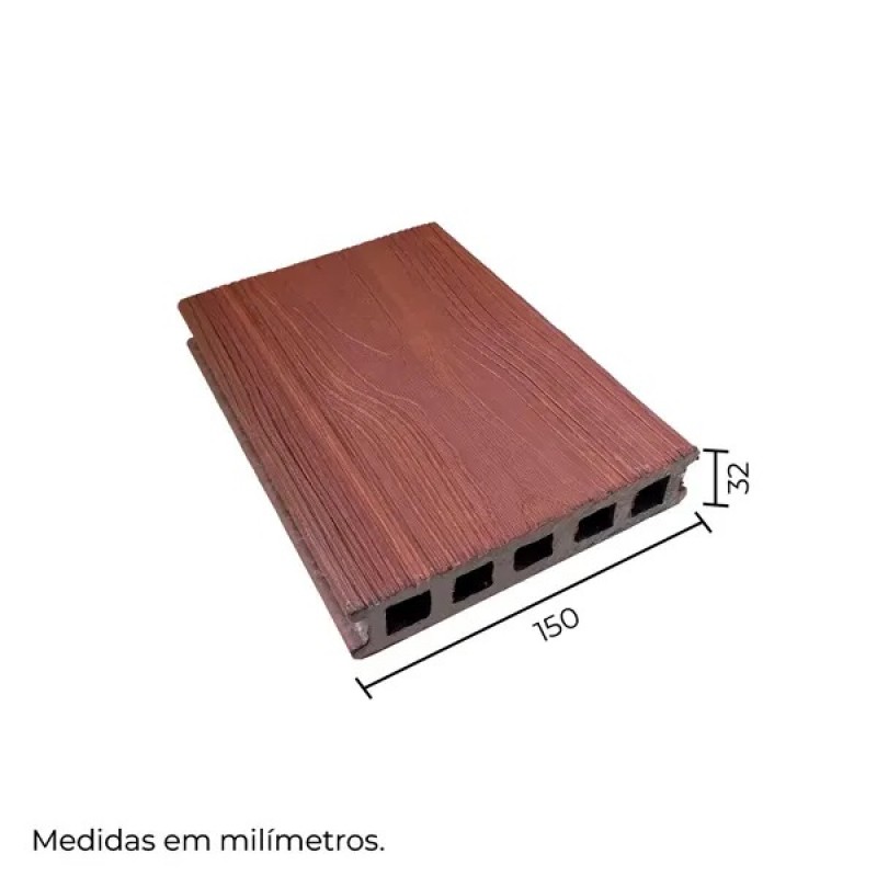Tábua Deck Madeira Plástica 150 x 32mm Texturizada - Image 10